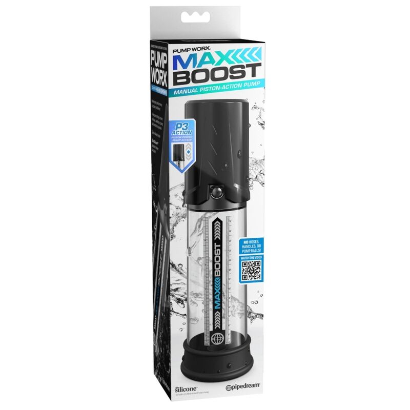 PUMP WORX - MAX BOOST NERA - PUMP WORX | Lingerie Harness Boutique