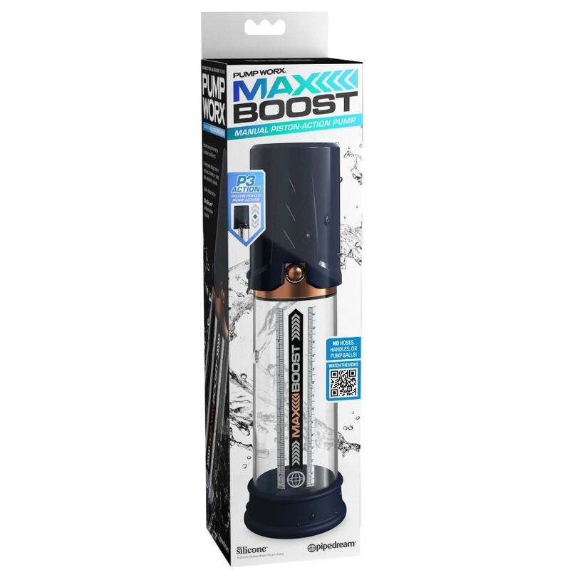 PUMP WORX - MAX BOOST BLU - PUMP WORX | Lingerie Harness Boutique