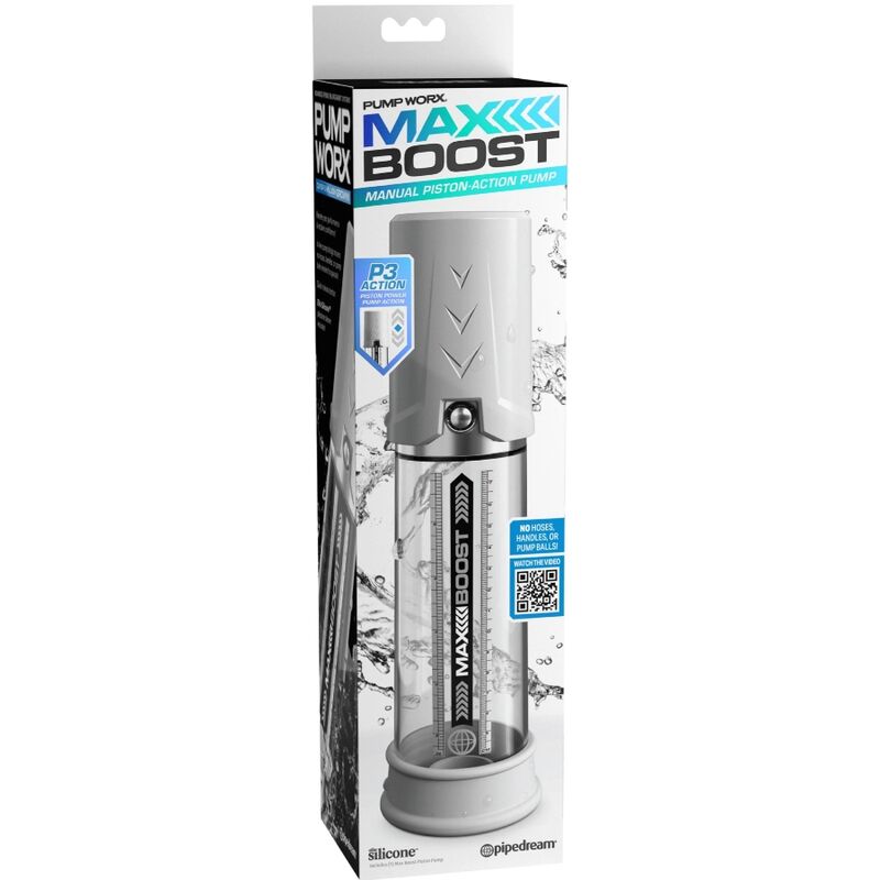 PUMP WORX - MAX BOOST BIANCA - PUMP WORX | Lingerie Harness Boutique