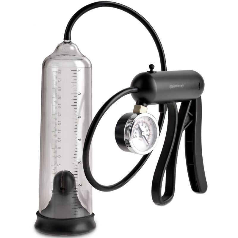 PUMP WORX - POMPA PRO-GAUGE POWER TRASPARENTE - PUMP WORX | Lingerie Harness Boutique