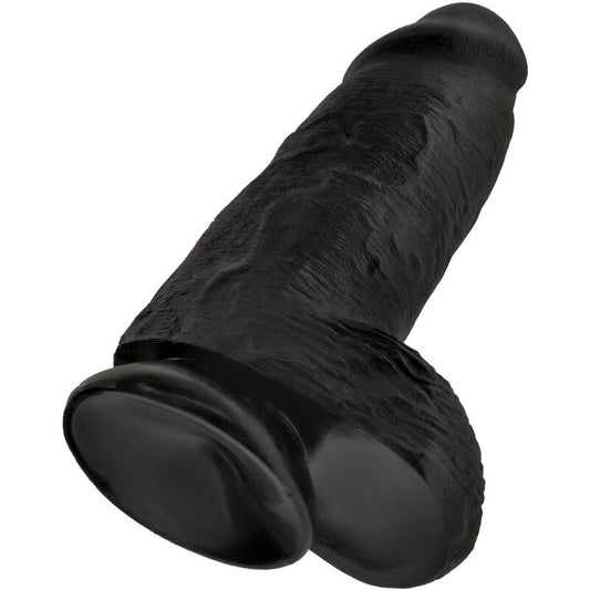 KING COCK - PENE REALISTICO PASSODATO 23 CM NERO - KING COCK | Lingerie Harness Boutique
