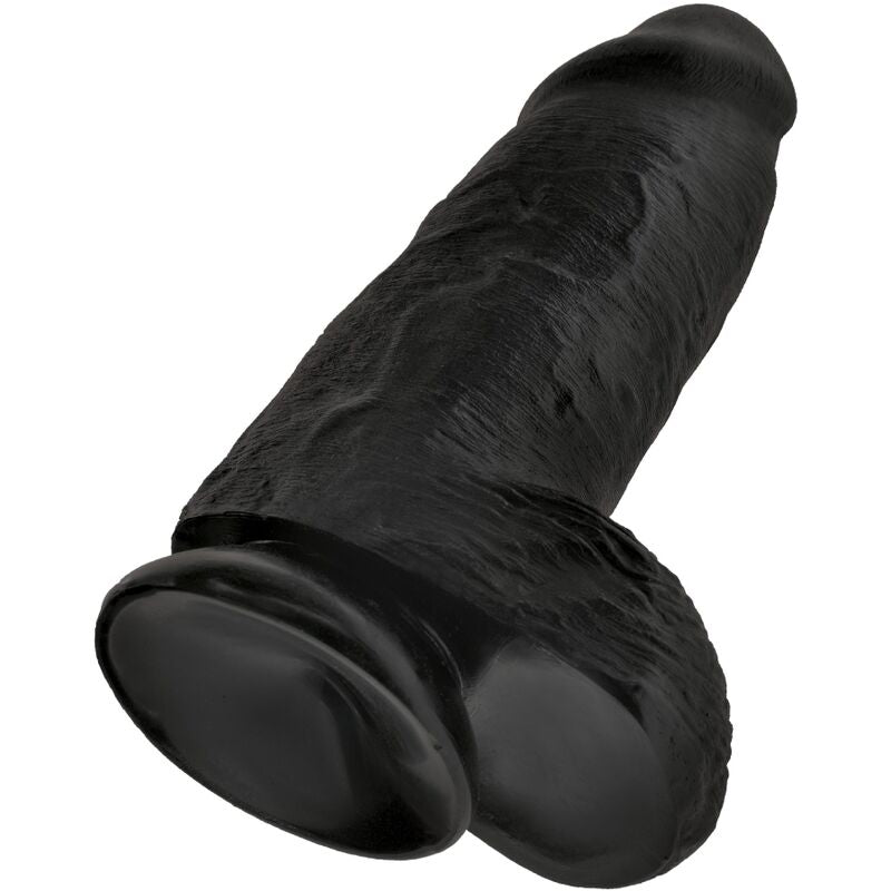 KING COCK - PENE REALISTICO PASSODATO 23 CM NERO - KING COCK | Lingerie Harness Boutique