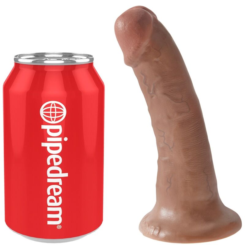 KING COCK - PENE REALISTICO 15 CM CARAMEL - KING COCK | Lingerie Harness Boutique