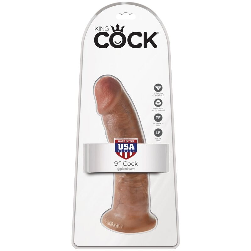 KING COCK - PENE REALISTICO 21.7 CM CARAMEL - KING COCK | Lingerie Harness Boutique