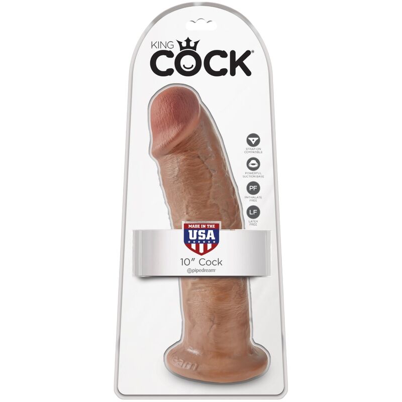 KING COCK - REALISTIC PENIS 24 CM CARAMEL