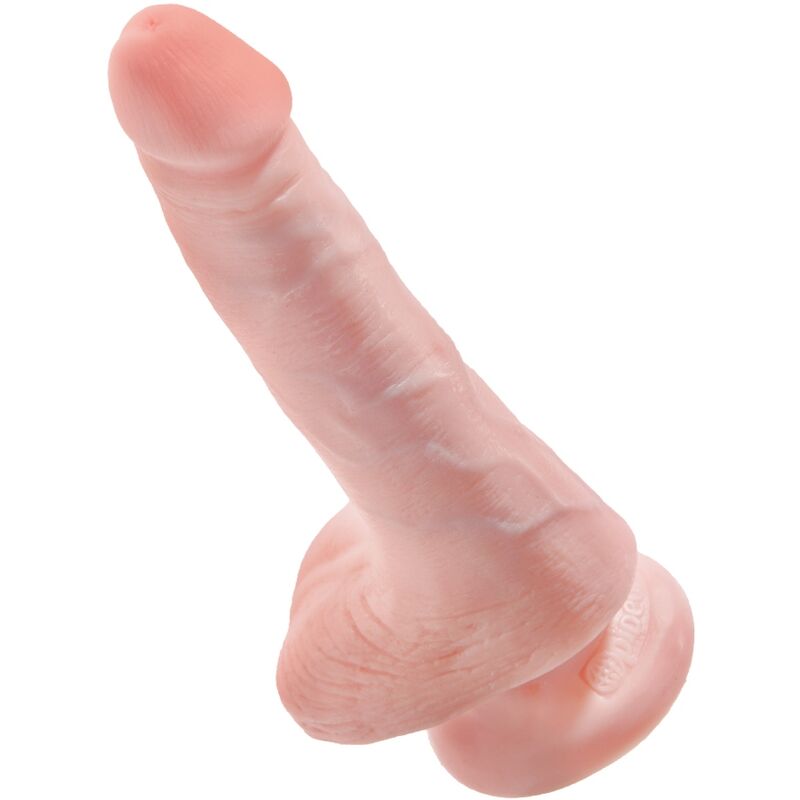 KING COCK - PENE REALISTICO CON SFERE 13.5 CM LEGGERO - KING COCK | Lingerie Harness Boutique