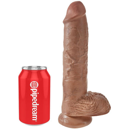 KING COCK - PENE REALISTICO CON SFERE 19.8 CM CARAMEL - KING COCK | Lingerie Harness Boutique