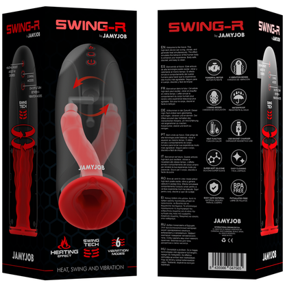JAMYJOB - EFFETTO RISCALDANTE SWING-R, SWING TECH E MASTURBATORE VIBRANTE - JAMYJOB | Lingerie Harness Boutique