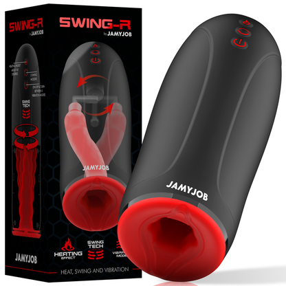 JAMYJOB - EFFETTO RISCALDANTE SWING-R, SWING TECH E MASTURBATORE VIBRANTE - JAMYJOB | Lingerie Harness Boutique