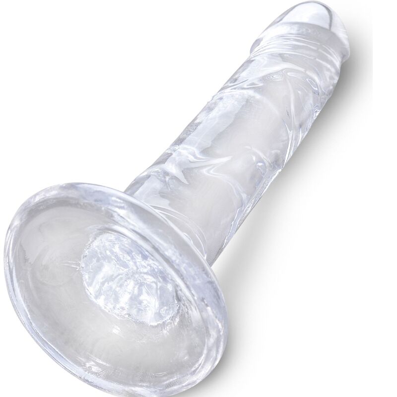 KING COCK - CLEAR PENE REALISTICO 15.5 CM TRASPARENTE - KING COCK | Lingerie Harness Boutique