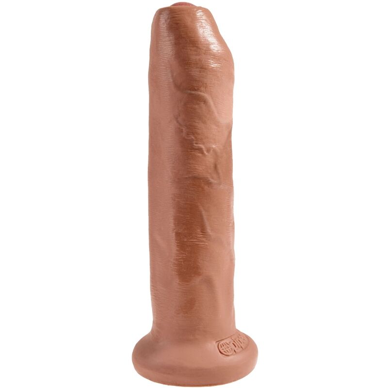 KING COCK - PENE REALISTICO NON TAGLIATO 17.8 CM CARAMELLO