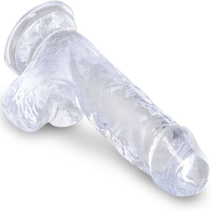 KING COCK - CLEAR PENE REALISTICO CON SFERE 10.1 CM TRASPARENTE - KING COCK | Lingerie Harness Boutique