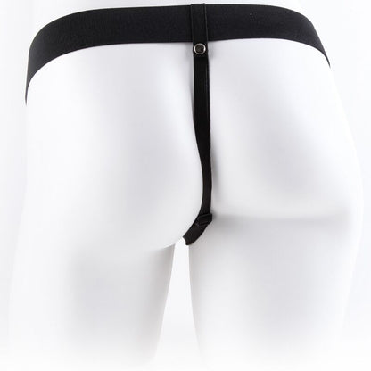 FETISH FANTASY SERIES - IMBRAGATURA REGOLABILE TELECOMANDO PENE REALISTICO CON TESTICOLI 17,8 CM - FETISH FANTASY SERIES | Lingerie Harness Boutique