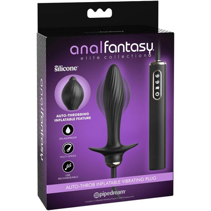 ANAL FANTASY ELITE COLLECTION - PLUG GONFIABILE E VIBRATORE AUTO-THROB - ANAL FANTASY ELITE COLLECTION | Lingerie Harness Boutique