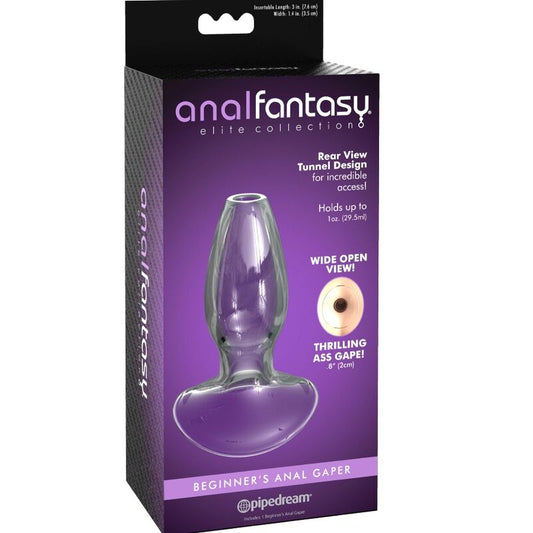 ANAL FANTASY ELITE COLLECTION - DILATATORE ANALE GAPER PER PRINCIPIANTI CRISTALLO TAGLIA S - ANAL FANTASY ELITE COLLECTION | Lingerie Harness Boutique