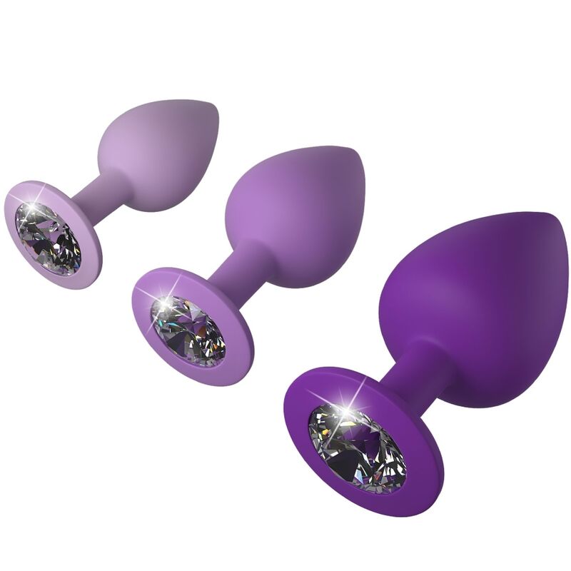 FANTASY FOR HER - SET DI PLUG ANALI VIOLA - FANTASY FOR HER | Lingerie Harness Boutique