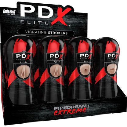 PDX ELITE - SET STROKER 12 UNIT: 6X VAGINA, 3X ANO, 3X BOCCA - PDX ELITE | Lingerie Harness Boutique