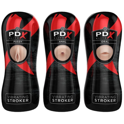 PDX ELITE - SET STROKER 12 UNIT: 6X VAGINA, 3X ANO, 3X BOCCA - PDX ELITE | Lingerie Harness Boutique