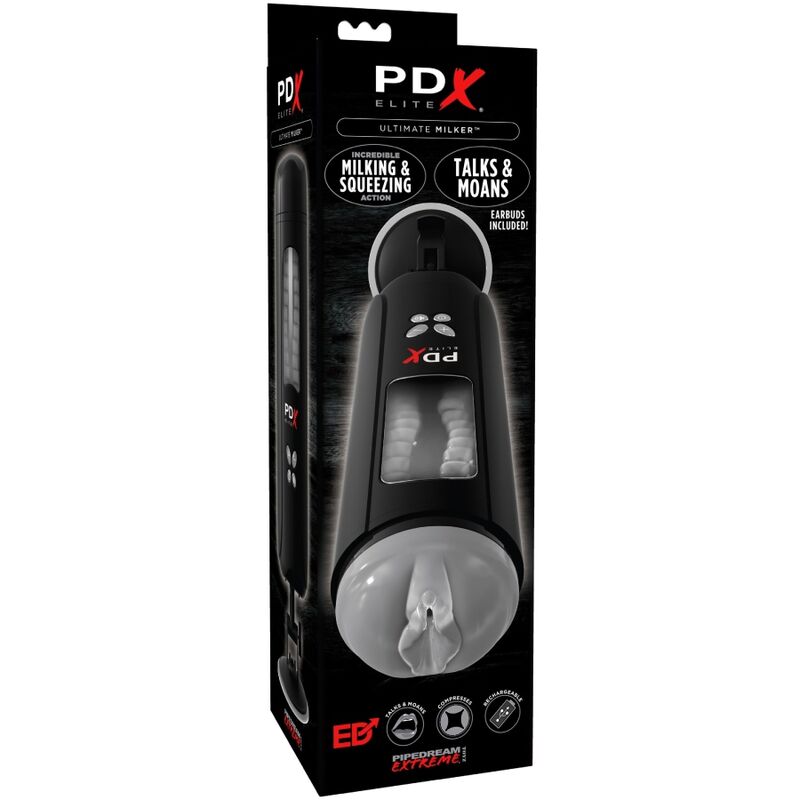 PDX ELITE - STROKER ULTIMATE MILKER CON VOCE - PDX ELITE | Lingerie Harness Boutique