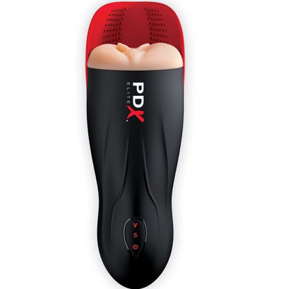 PDX ELITE - STROKER FUCK-O-MATIC VAGINA DOPPIA VIBRAZIONE PENE E TESTICOLI - PDX ELITE | Lingerie Harness Boutique