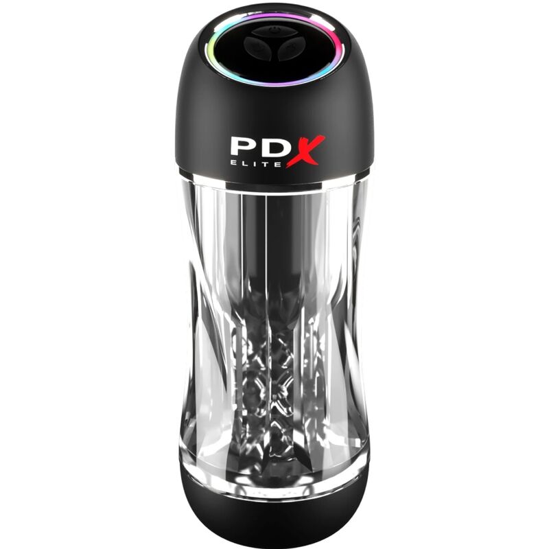 PDX ELITE - VIBRATORE STROKER VIEWTUBE PRO TRASPARENTE - PDX ELITE | Lingerie Harness Boutique