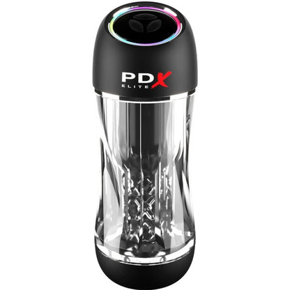 PDX ELITE - VIBRATORE STROKER VIEWTUBE PRO TRASPARENTE - PDX ELITE | Lingerie Harness Boutique