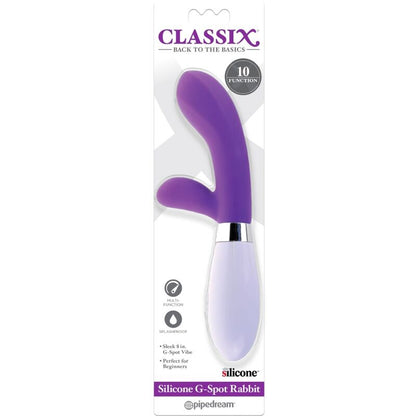 CLASSIX - PURPLE SILICONE RABBIT G-SPOT VIBRATOR