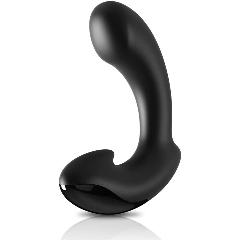 SIR RICHARDS - P-POINT PROSTATIC MASSAGER IN BLACK SILICONE