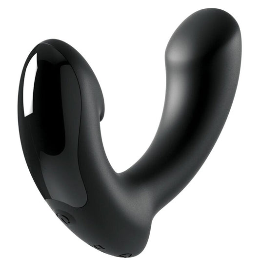 SIR RICHARDS - P-POINT PROSTATIC MASSAGER IN BLACK SILICONE