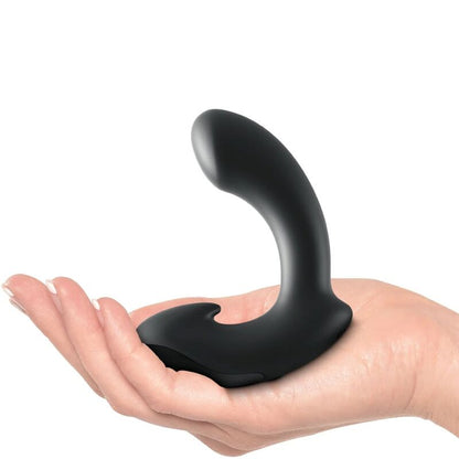 SIR RICHARDS - P-POINT PROSTATIC MASSAGER IN BLACK SILICONE