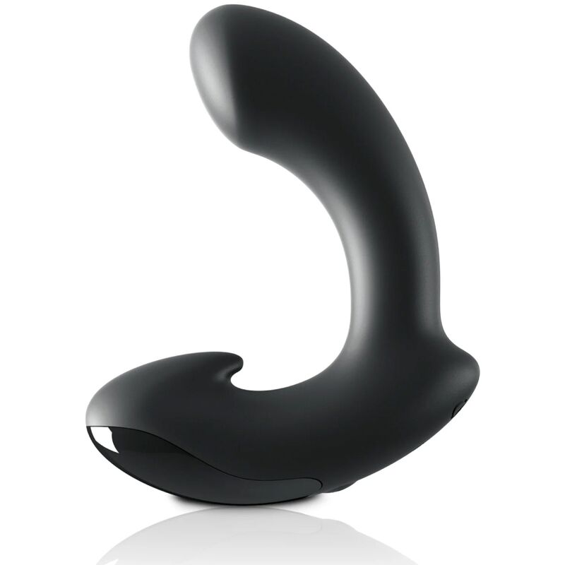 SIR RICHARDS - P-POINT PROSTATIC MASSAGER IN BLACK SILICONE