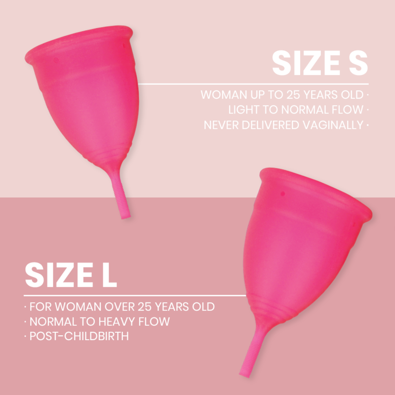 INTIMICHIC - MEDICAL GRADE SILICONE MENSTRUAL CUP - SIZE S