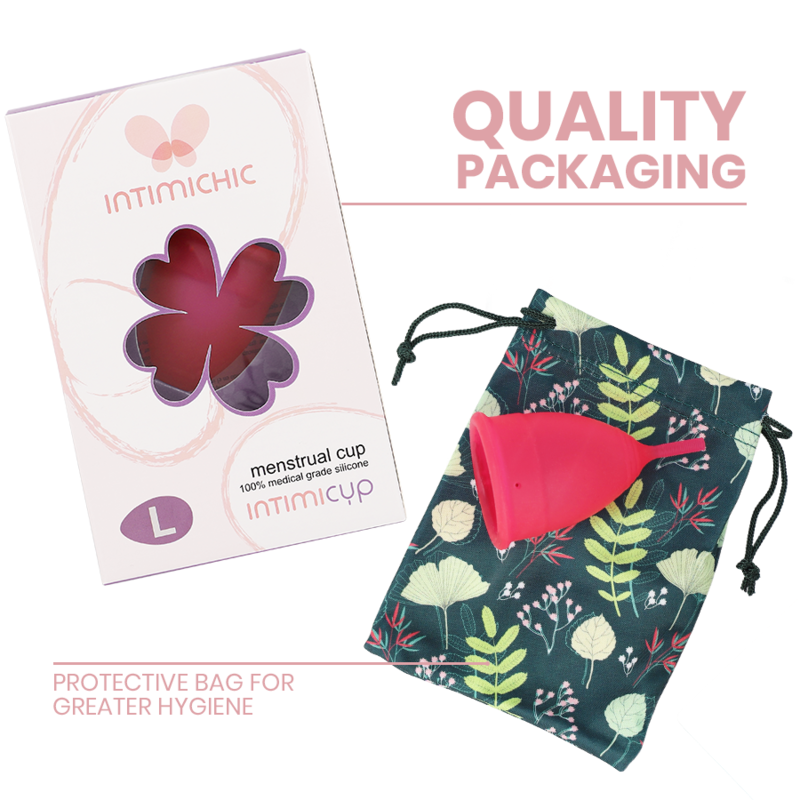 INTIMICHIC - MEDICAL GRADE SILICONE MENSTRUAL CUP - SIZE S