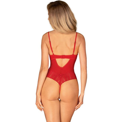 OBSESSIVE - INGRIDIA CROTCHLESS RED XS/S