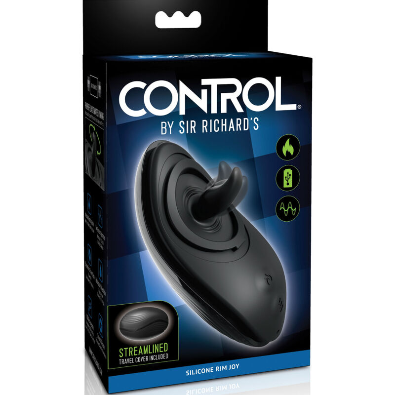 SIR RICHARDS - RIM JOY ANAL STIMULATOR VIBRATOR AND BLACK SILICONE