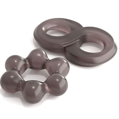 CLASSIX - SET OF 2 COCK RINGS GREY