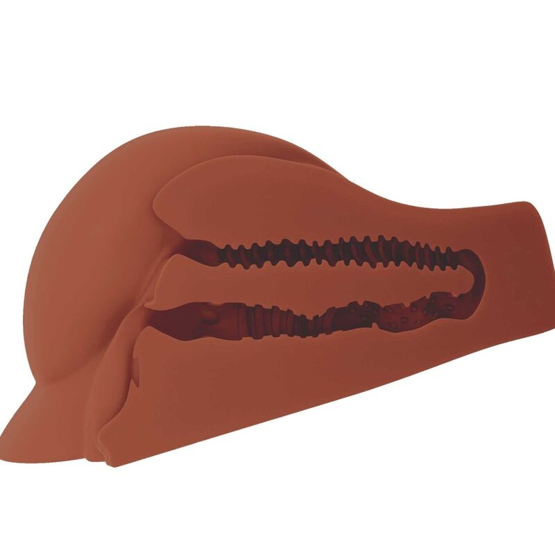 PDX PLUS - MASTURBATORE MARRONE A DOPPIA ENTRATA ASS XL PERFECT - PDX PLUS+ | Lingerie Harness Boutique