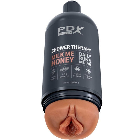 PDX PLUS - MASTURBATORE STROKER DESIGN DISCRETO DELLA BOTTIGLIA MILK ME HONEY CANDY SHAMPOO - PDX PLUS+ | Lingerie Harness Boutique