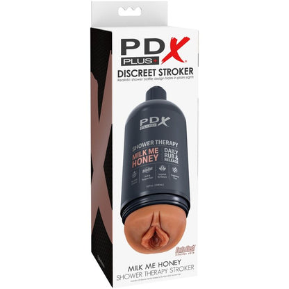 PDX PLUS - MASTURBATORE STROKER DESIGN DISCRETO DELLA BOTTIGLIA MILK ME HONEY CANDY SHAMPOO - PDX PLUS+ | Lingerie Harness Boutique