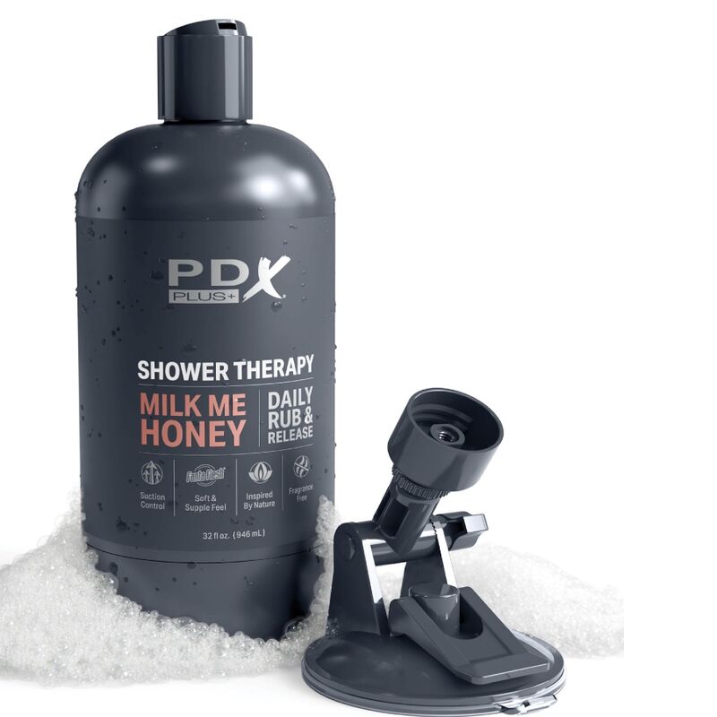 PDX PLUS - MASTURBATORE STROKER DESIGN DISCRETO DELLA BOTTIGLIA MILK ME HONEY CANDY SHAMPOO - PDX PLUS+ | Lingerie Harness Boutique
