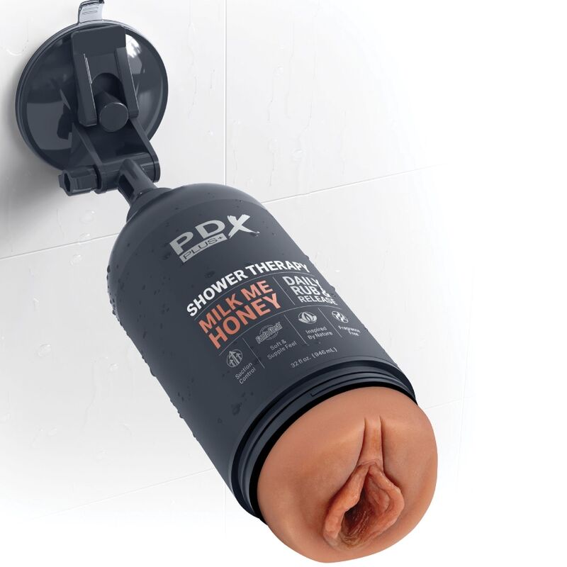 PDX PLUS - MASTURBATORE STROKER DESIGN DISCRETO DELLA BOTTIGLIA MILK ME HONEY CANDY SHAMPOO - PDX PLUS+ | Lingerie Harness Boutique