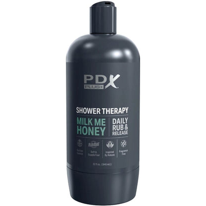 PDX PLUS - MASTURBATORE STROKER DESIGN DISCRETO DEL FLACONE DI SHAMPOO MILK ME HONEY - PDX PLUS+ | Lingerie Harness Boutique