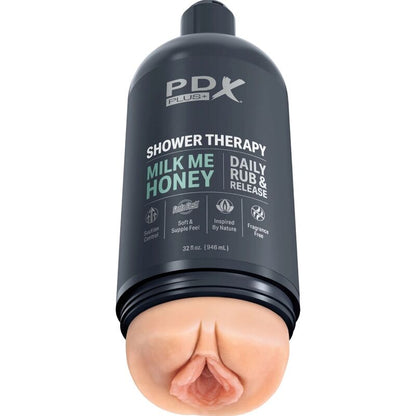 PDX PLUS - MASTURBATORE STROKER DESIGN DISCRETO DEL FLACONE DI SHAMPOO MILK ME HONEY - PDX PLUS+ | Lingerie Harness Boutique