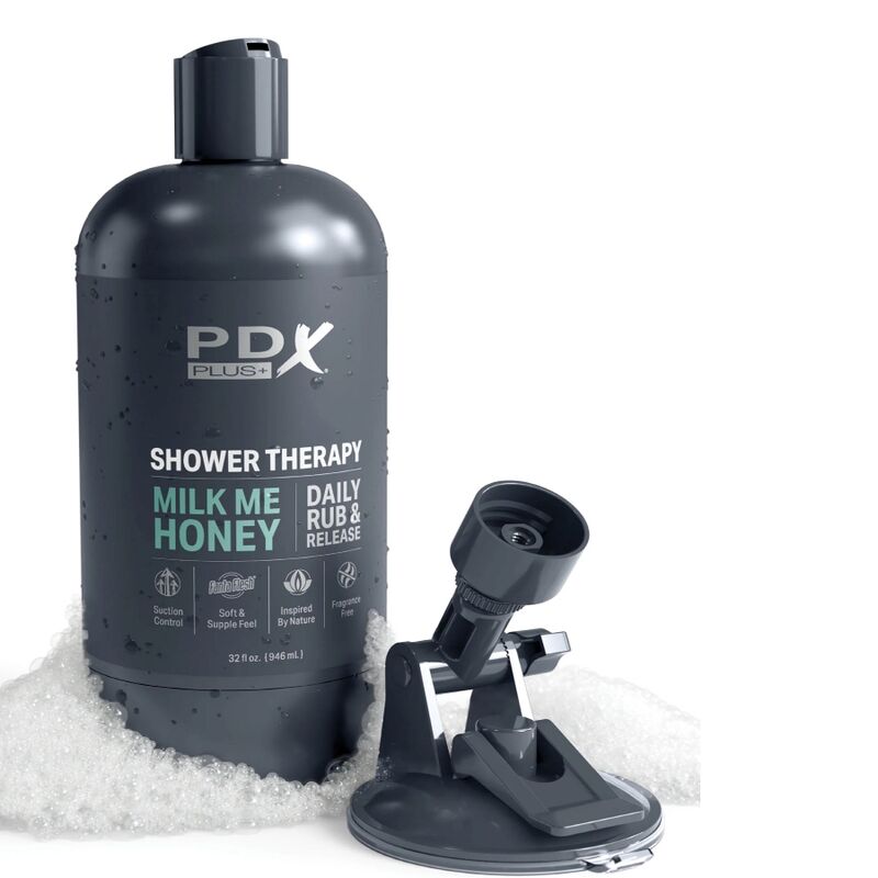 PDX PLUS - MASTURBATORE STROKER DESIGN DISCRETO DEL FLACONE DI SHAMPOO MILK ME HONEY - PDX PLUS+ | Lingerie Harness Boutique