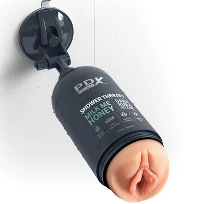 PDX PLUS - MASTURBATORE STROKER DESIGN DISCRETO DEL FLACONE DI SHAMPOO MILK ME HONEY - PDX PLUS+ | Lingerie Harness Boutique