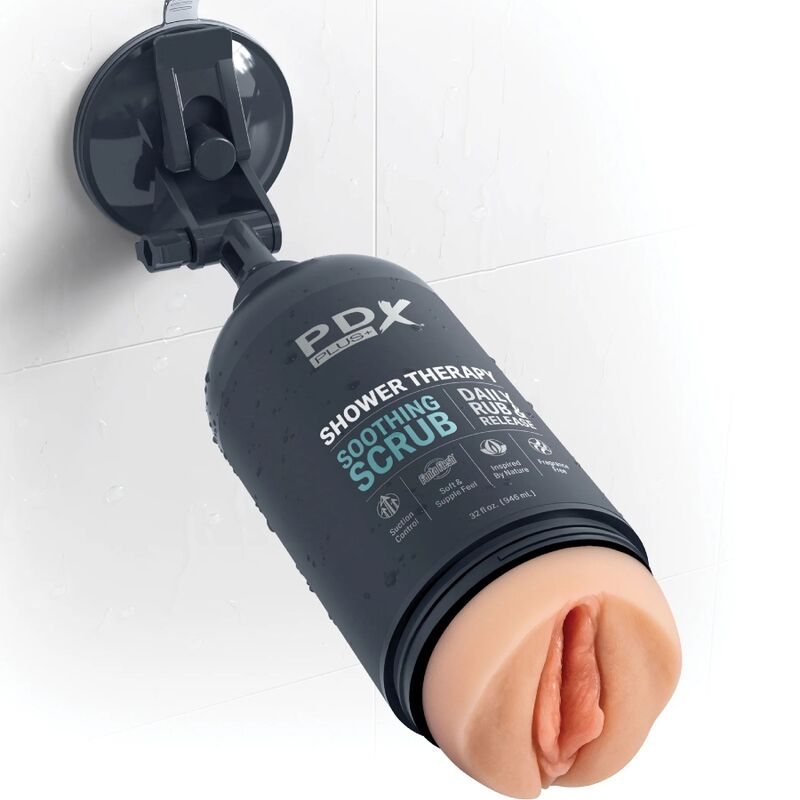 PDX PLUS - SHAMPOO SCRUB LENITIVO STROKER MASTURBATOR DAL DESIGN DISCRETO DELLA BOTTIGLIA - PDX PLUS+ | Lingerie Harness Boutique