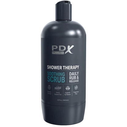 PDX PLUS - SHAMPOO SCRUB LENITIVO STROKER MASTURBATOR DAL DESIGN DISCRETO DELLA BOTTIGLIA - PDX PLUS+ | Lingerie Harness Boutique