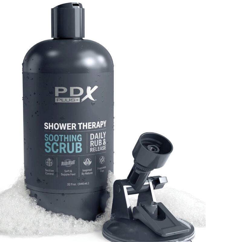 PDX PLUS - SHAMPOO SCRUB LENITIVO STROKER MASTURBATOR DAL DESIGN DISCRETO DELLA BOTTIGLIA - PDX PLUS+ | Lingerie Harness Boutique