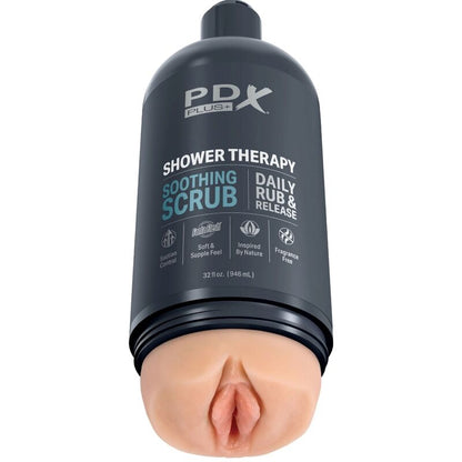 PDX PLUS - SHAMPOO SCRUB LENITIVO STROKER MASTURBATOR DAL DESIGN DISCRETO DELLA BOTTIGLIA - PDX PLUS+ | Lingerie Harness Boutique