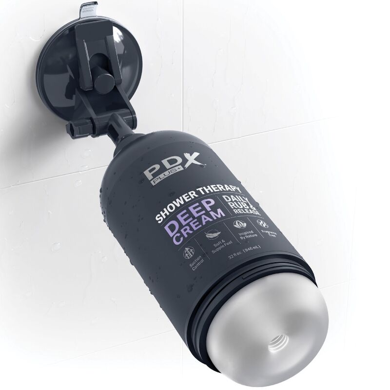 PDX PLUS - MASTURBATORE STROKER DESIGN DISCRETO IN BOTTIGLIA DI SHAMPOO CON CREMA PROFONDA - PDX PLUS+ | Lingerie Harness Boutique